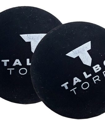 TALBOT torro Squashballen, blauw punt, snel, 2 stuks
