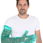 HYGOSTAR LDPE wegwerphandschoen SOFTLINE LONG PLUS, groen