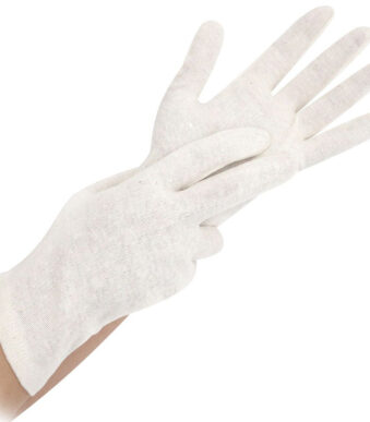 HYGOSTAR katoenen handschoen Nature, maat L, naturel