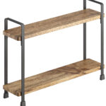 Metaltex York Lava kruidenrek 2 etages mat zwart