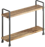 Metaltex York Lava kruidenrek 2 etages mat zwart