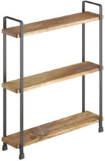 Metaltex York kruidenrek 3 etages zwart acaciahout