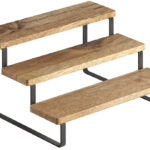 Metaltex kruidenrek York LAVA, 3 treden, industriële stijl