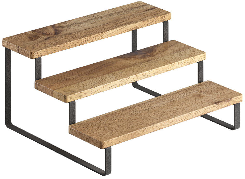 Metaltex kruidenrek York LAVA, 3 treden, industriële stijl Metaltex kruidenrek York LAVA, 3 treden, industriële stijl