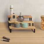 Metaltex kruidenrek York LAVA, 3 treden, industriële stijl