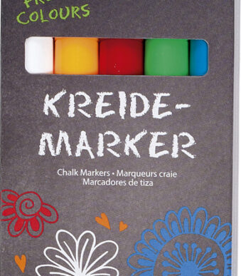 Folia krijtstiften Fresh Colours, 5 stuks set