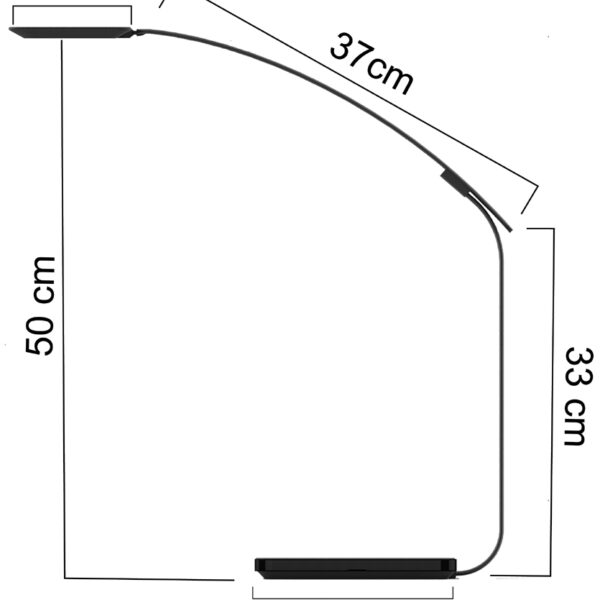 UNiLUX daglichtlamp TIMELIGHT dimbaar zwart