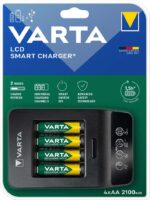 VARTA LCD Smart Oplader+ met 4x AA oplaadbare batterijen