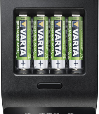 VARTA LCD Smart Oplader+ met 4x AA oplaadbare batterijen