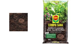 COMPO SANA groene planten- en palmenaarde, 10 liter