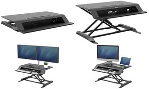 Fellowes Lotus monitorarm, zilver