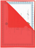 Pavo showmap A4, PP, 0,12 mm, gestructureerd, gekleurd, 50 stuks