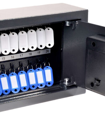 Pavo sleutelkluis Advanced voor 20 sleutels, donkergrijs