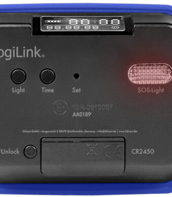 LogiLink Elektronische Parkeerschijf, blauw