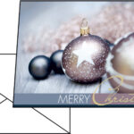 Kerst-wenskaart 'Exquisite', formaat A6, papiergewicht 220 g/m²