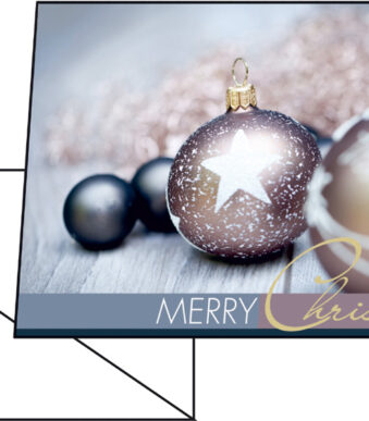 Kerst-wenskaart 'Exquisite', formaat A6, papiergewicht 220 g/m²