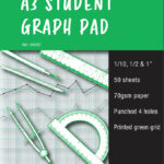 Clairefontaine millimeterpapier Student Graph Pad, A3-formaat