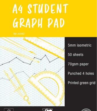Clairefontaine millimeterpapier Student Graph Pad A4