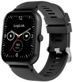 LogiLink Smartwatch Edge 1,83" LCD-touchscreen zwart