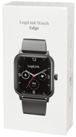 LogiLink Smartwatch Edge 1,83" LCD-touchscreen zwart