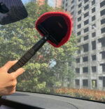 IWH Ruitenreiniger microvezeldoek met ijskrabber en telescoopsteel