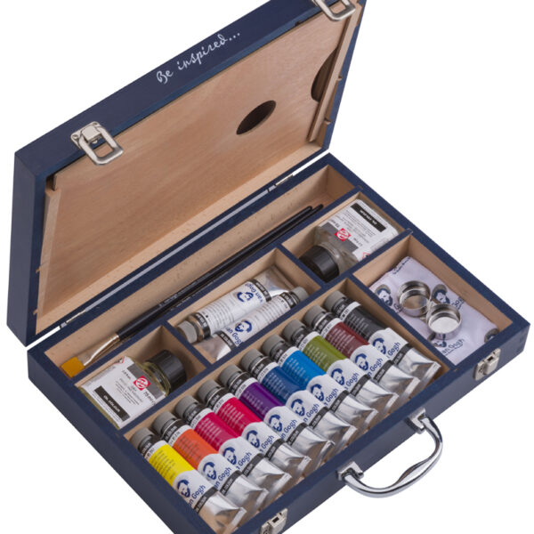 Van Gogh olieverf startersset XL 12 x 40ml met accessoires
