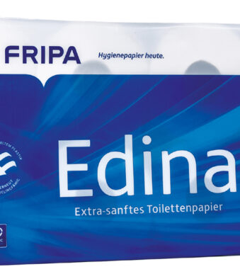 Fripa Edina Toiletpapier 4-laags, hochwit, 8 rollen
