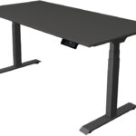 Kerkmann Move 1 Stable zit-sta bureau elektrisch 160x80 cm antraciet