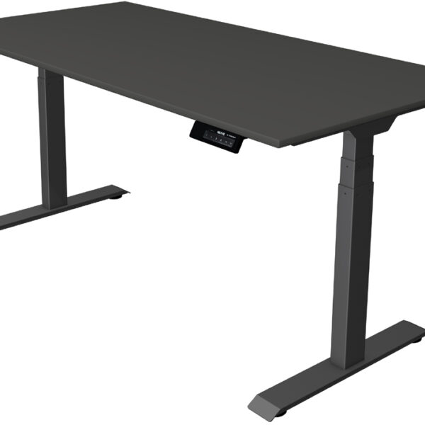 Kerkmann Move 1 Stable zit-sta bureau elektrisch 160x80 cm antraciet