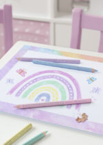 Faber-Castell Jumbo GRIP driehoekige kleurpotloden in pasteltinten, set van 5