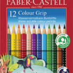 Faber-Castell Colour GRIP driehoekige kleurpotloden, 12 stuks