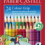 Faber-Castell driehoekkige kleurpotloden Colour GRIP, 24 stuks