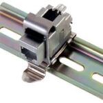 Geleideraildapter IP20 voor AMJ-modules cat.6