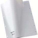 HETZEL kunststof tabbladen cijfers 1-6, A4, PP, grijs