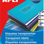 Weerbestendige transparante etiketten, 210 x 297 mm