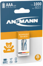 ANSMANN Toy NiMH Oplaadbare Batterijen AAA 1000 mAh, 2 stuks