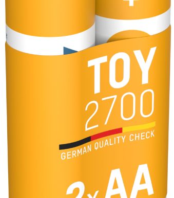 ANSMANN Toy NiMH Oplaadbare Batterijen AA 2700 mAh, 2 stuks