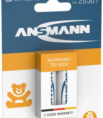 ANSMANN Toy NiMH Oplaadbare Batterijen AA 2700 mAh, 2 stuks