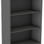 Kerkmann stellingkast Home-Like, 2 legborden, 5 OH, 800 mm breed, antraciet