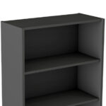 Kerkmann Home-like stelling, 2 legborden, 3 OH, 800 mm breed, antraciet