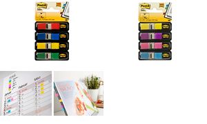 Post-it Index Mini Tabbladen, 11,9 x 43,2 mm, Trendkleuren