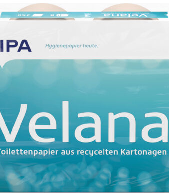 Fripa Velana toiletpapier, 3-laags, bruin