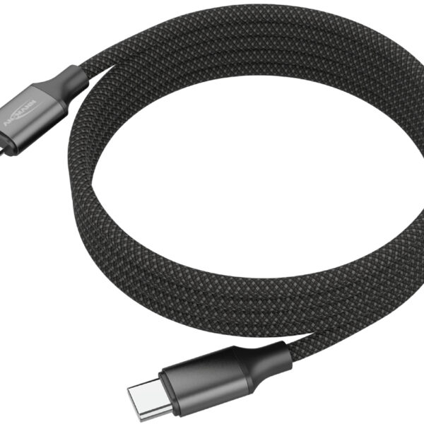 ANSMANN Magnetische Data- en Oplaadkabel, USB-C naar Lightning