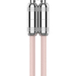 ANSMANN Smartphone Lanyard Kabel, USB-C naar USB-C, roze