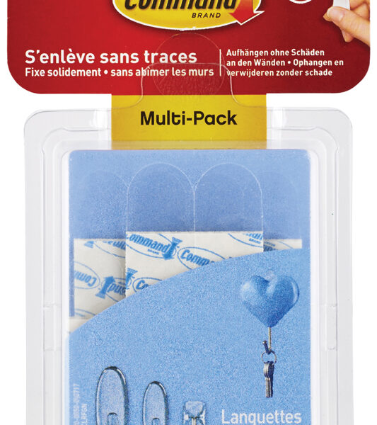 3M Command navulpakket strips transparant gemengde maten