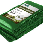 AGRIplus afdekzeil met oogjes, 8 x 10 m, groen, 250 g/m²