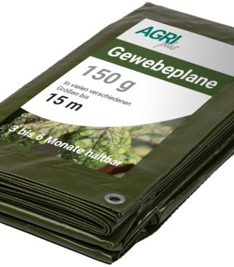 AGRIplus dekzeil met ogen, 3 x 4 m, groen, 150 g/m²