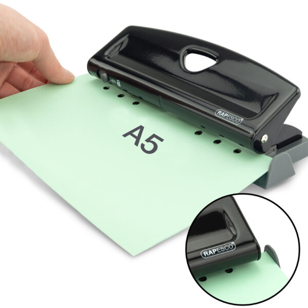 RAPESCO Perforator voor Agendaplanner, zwart