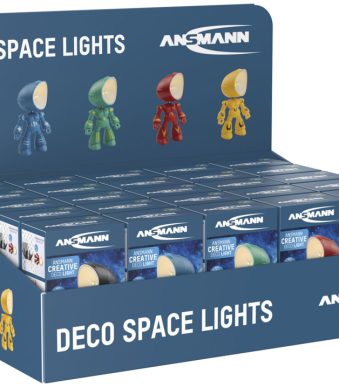 ANSMANN LED-decoratielamp DECO SPACE LIGHT, display met 25 stuks