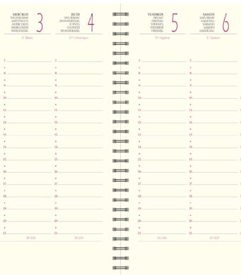 EXACOMPTA Bureauagenda SAD 18S VERONE 2025/2026, 16 maanden
